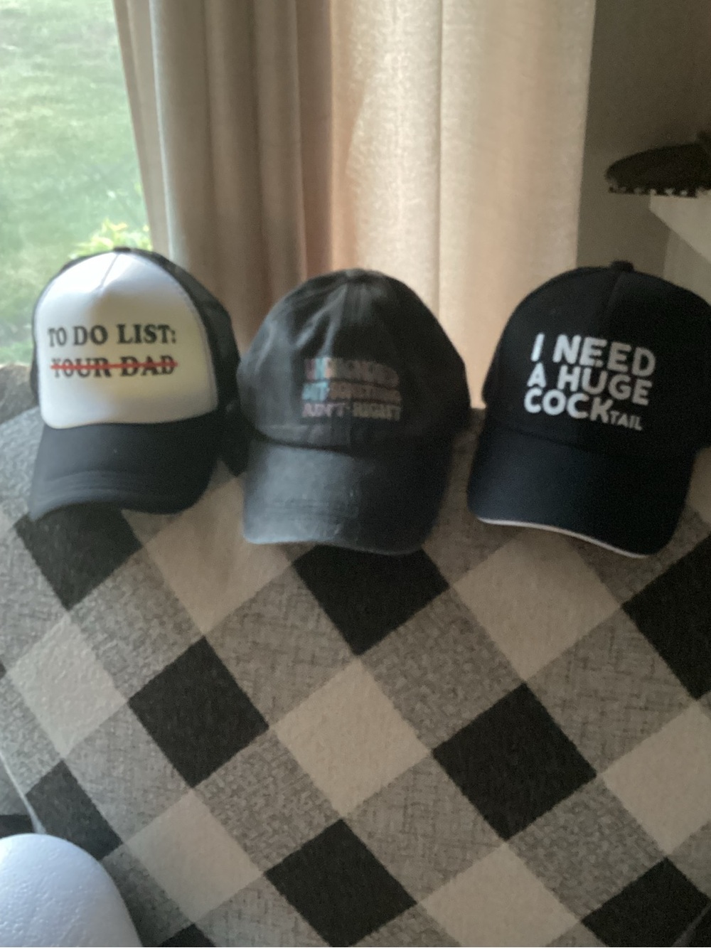 Three funny vacation hats